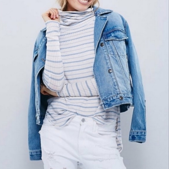 🔥 Free People | We The Free |  Kristina Drippy Thermal Long Sleeve size Medium - Picture 2 of 11